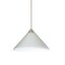 Besa Lighting Kona Cord Pendant, White Starpoint, Satin Nickel Finish, 1x5W LED 1XT-282453-LED-SN - alternate 1